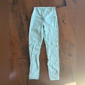 Size 4 Lululemon pale mint leggings.